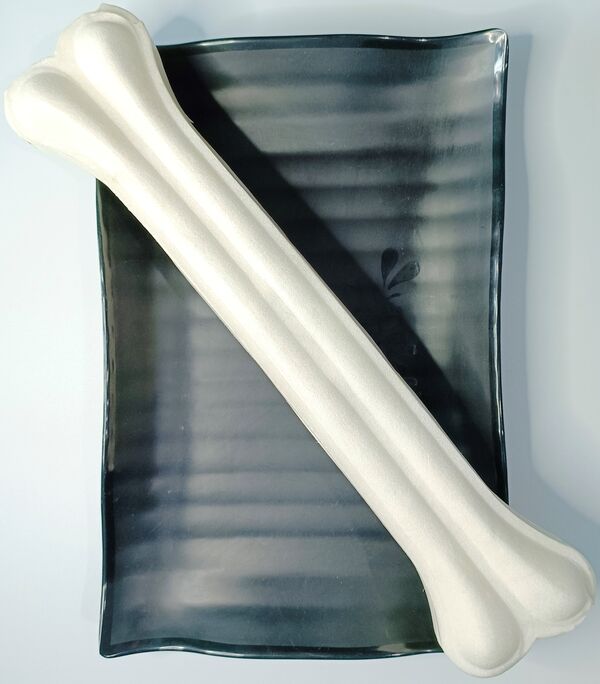 AB 5 Пресована кістка біла 30 см., уп 3 шт., ящ. 16 шт.