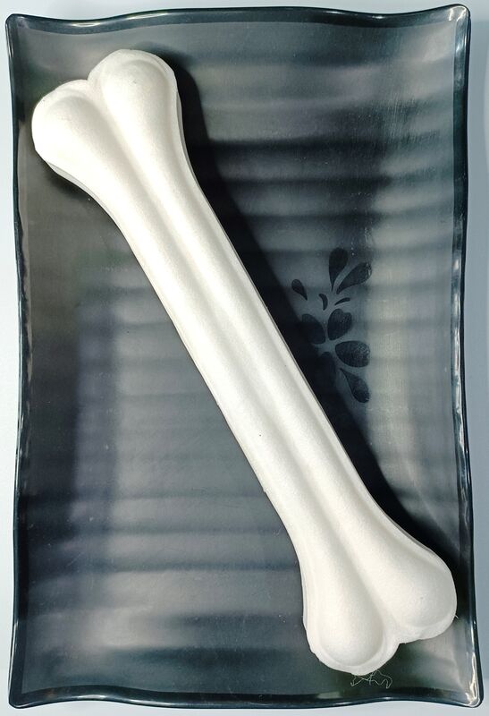 AB15 Пресована кістка біла 20 см., уп. 5 шт., ящ. 20 шт.