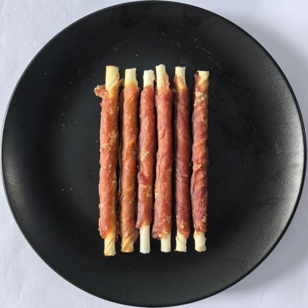 AS68 Асорті кальцинованих паличок з м'ясом кролика, качки та ягня, 250 гр., ящ. 30 шт.