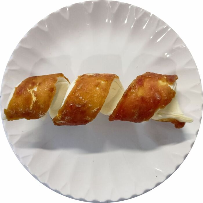 AS60 Качині жувальні спіральки 16 сантиметрів, 500 гр., ящ. 20 шт.